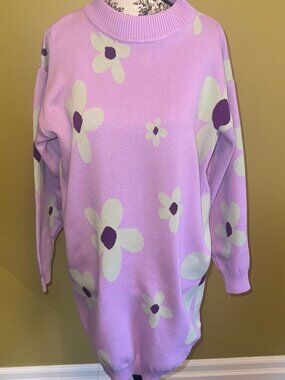 DAISY STREET RETRO KNIT DRESS